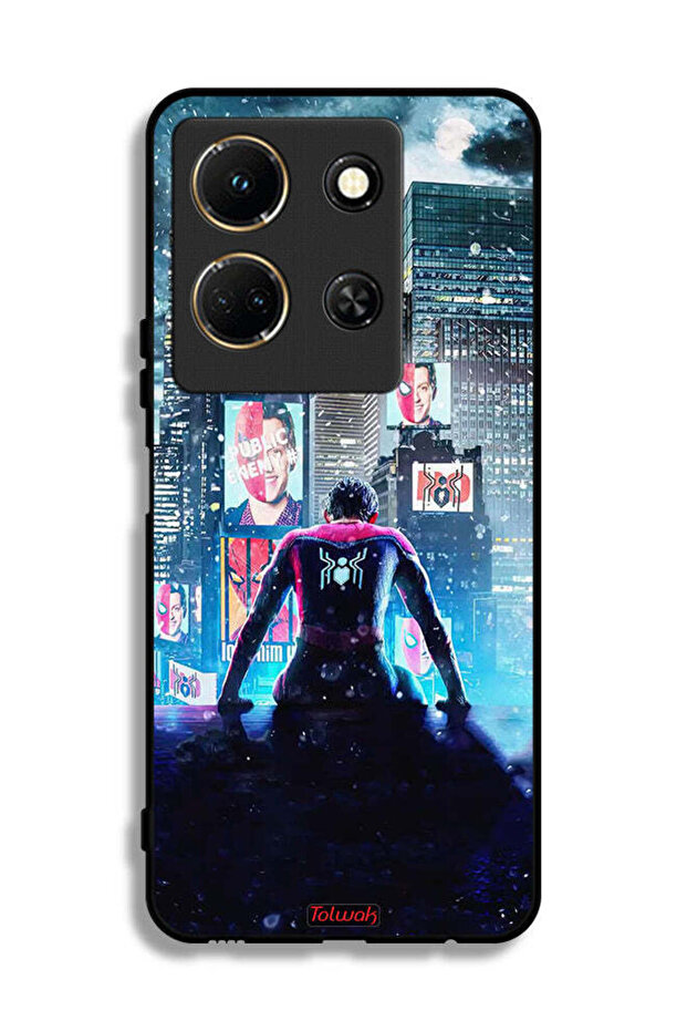 غطاء حماية لجهاز Infinix Note 30 بتصميم Spider Man