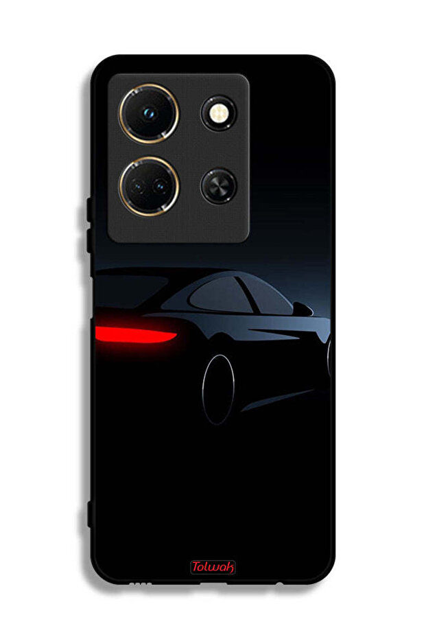 غطاء حماية لجهاز Infinix Note 30 - سيارة داكنة