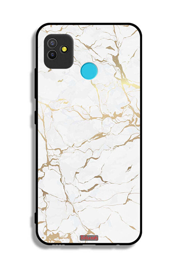 غطاء حماية لهاتف تكنو بوب 5 بنمط رخامي - 2