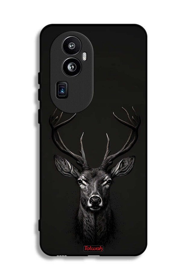 غطاء حماية Oppo Reno10 Pro Plus بتصميم غزال رقمي