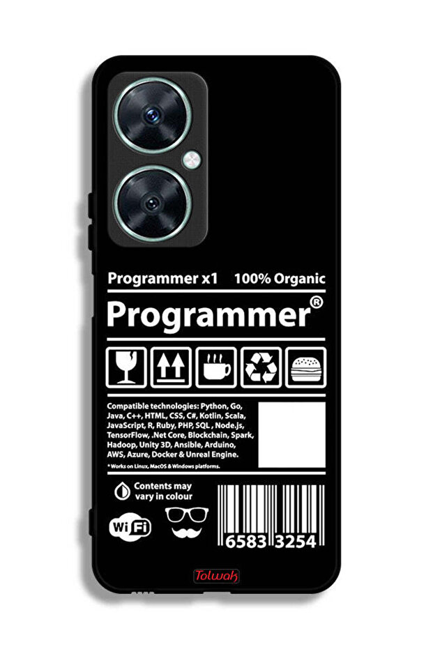 Huawei nova 11i Protective Case Cover Programmer Sticker