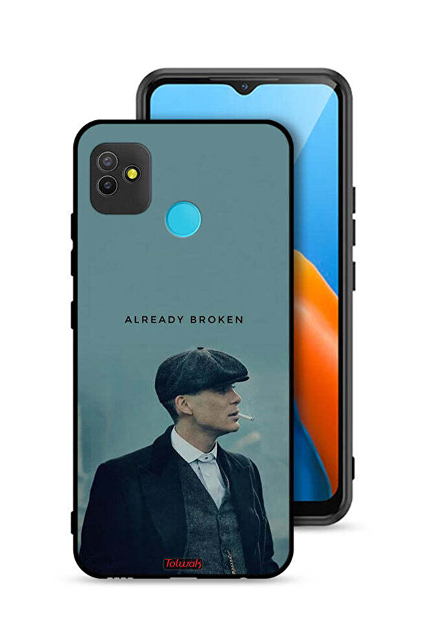 غطاء حماية لهاتف Tecno Pop 5 مكسور بالفعل