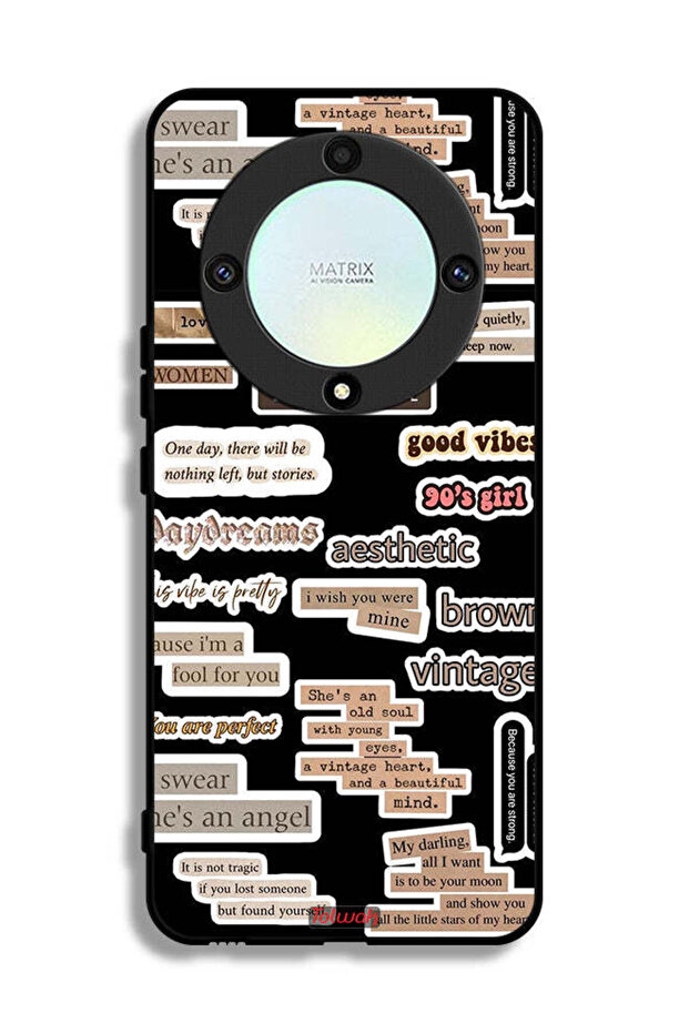 Honor X9a Protective Case Cover Beautiful Quotes Stickers