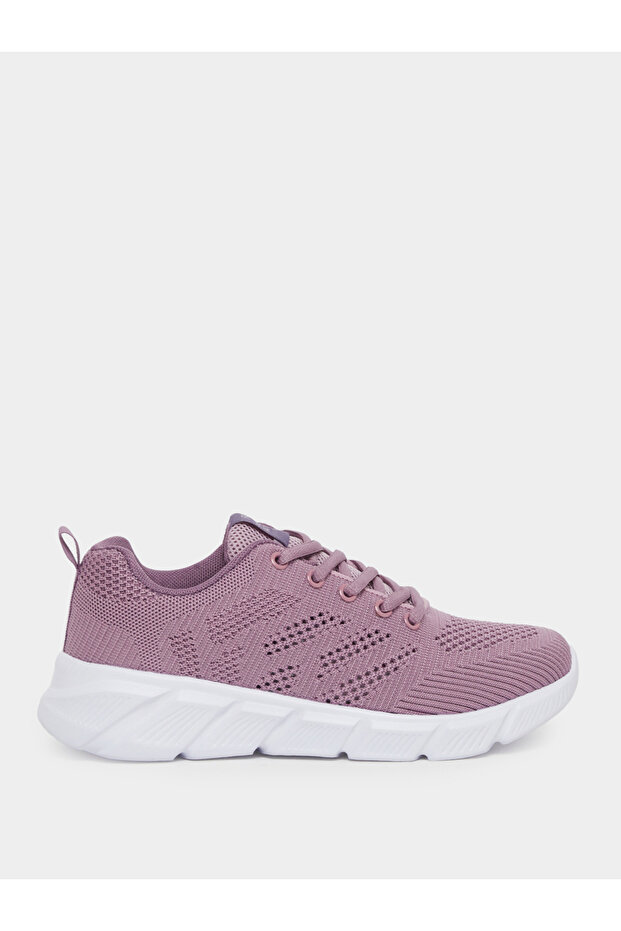 Textured Mesh Lace Up Sneakers