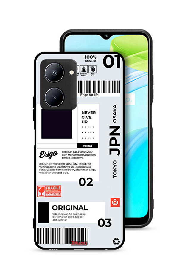 غطاء حماية لجهاز Realme C33 - ملصق ياباني