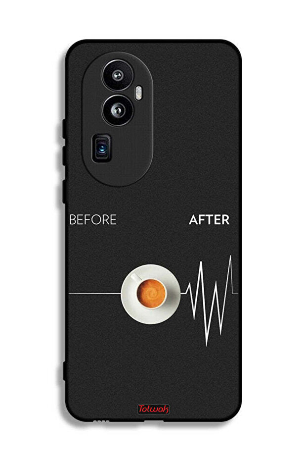 غطاء حماية لهاتف Oppo Reno10 Pro (الصين) قبل وبعد