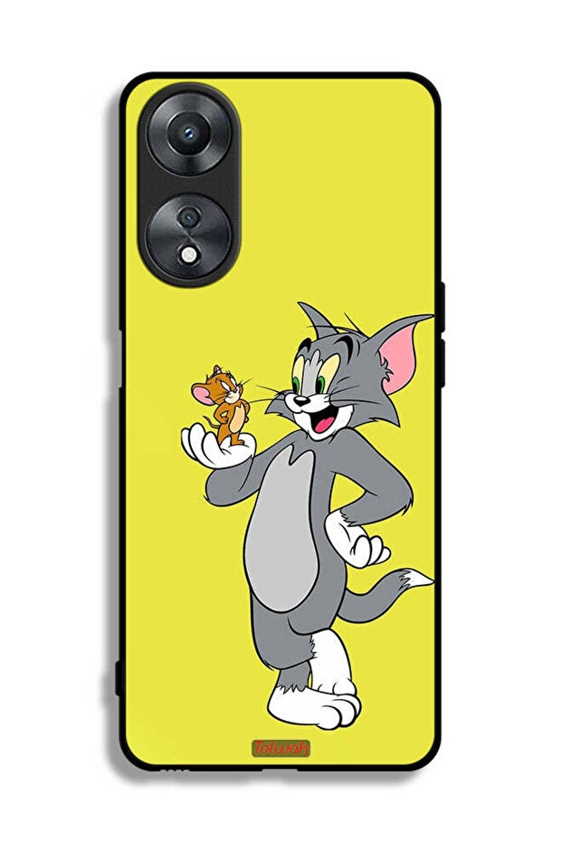 غطاء حماية لهاتف Oppo A58 5G بتصميم توم وجيري