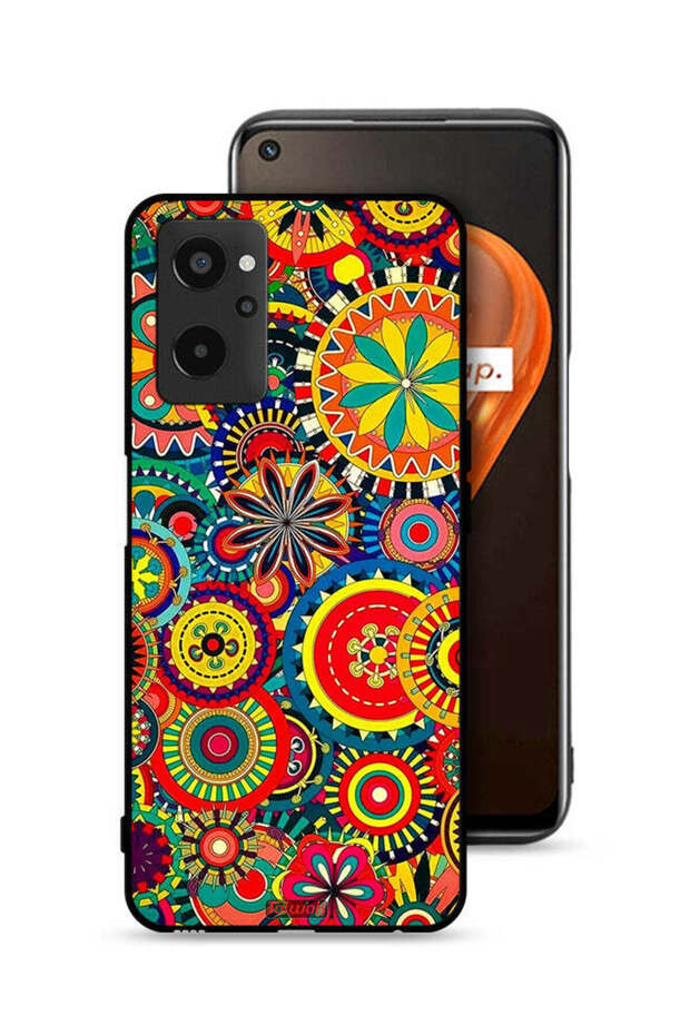 Realme 9i 4G Protective Case Cover Colorful Mandala Pattern