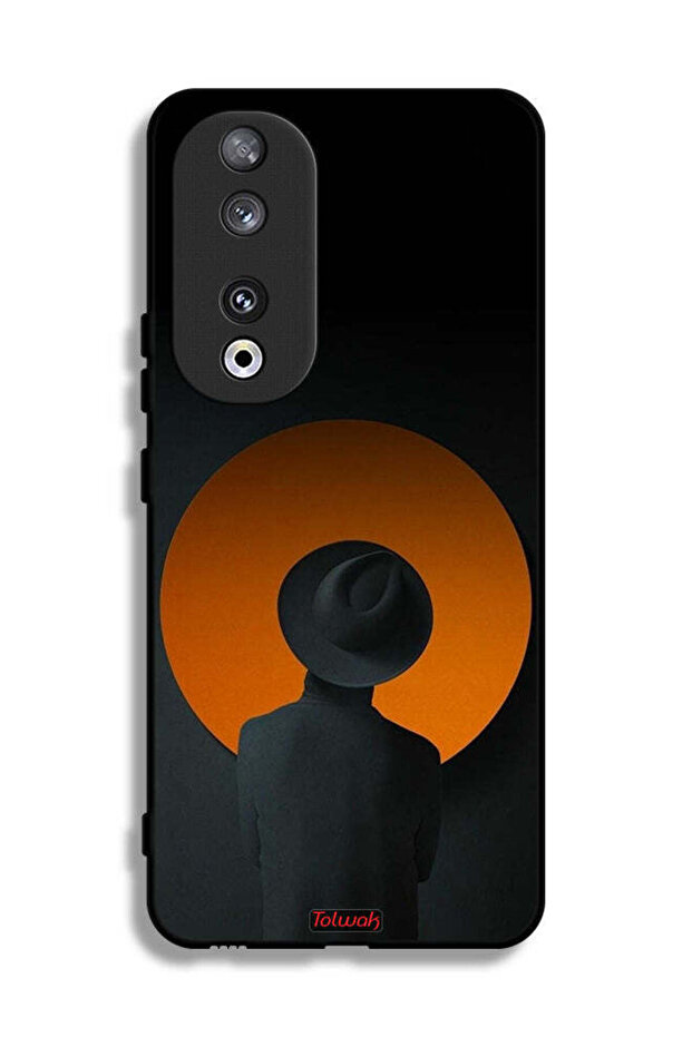 غطاء حماية لهاتف Honor 90 بتصميم قبعة بوي آرت