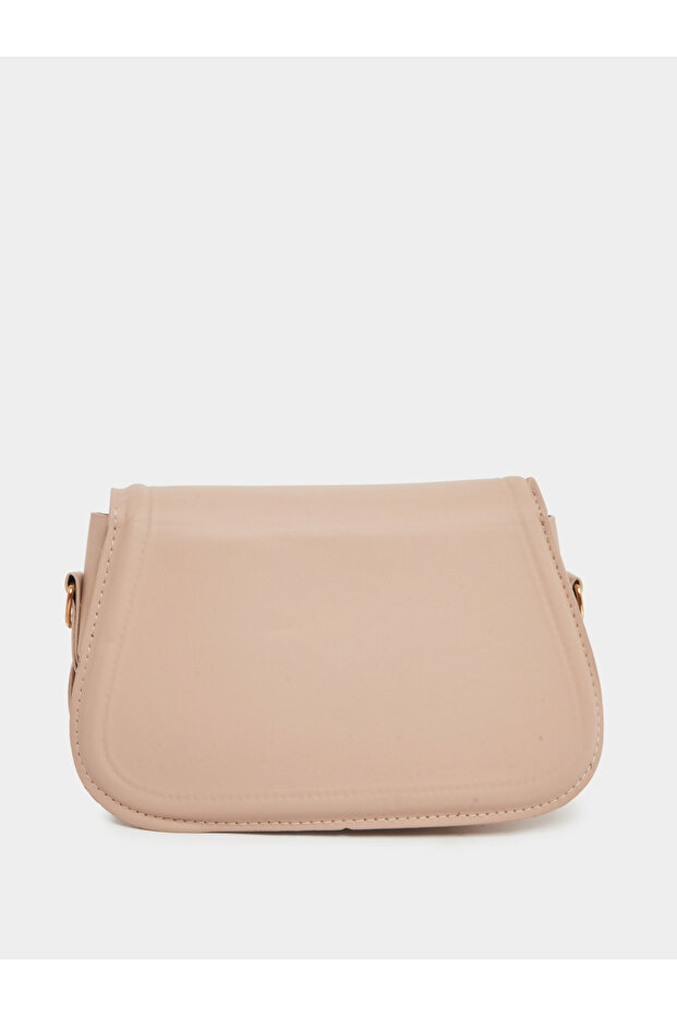 Solid Shoulder Bag with Chain Strap - 2