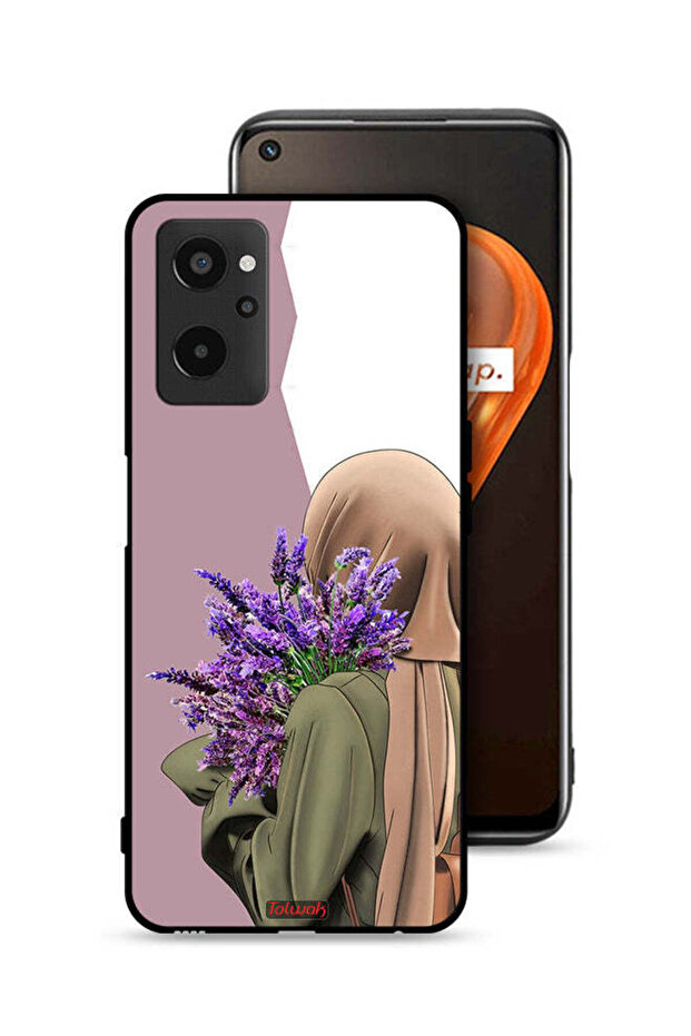 Realme 9i 4G Protective Case Cover Holding Flower