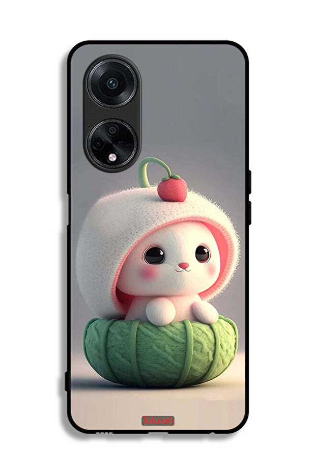غطاء حماية لهاتف Oppo A1 5G - أرنب صغير لطيف