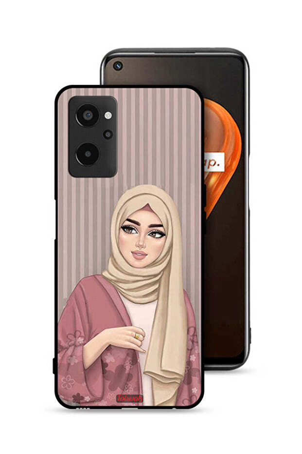 Realme 9i 4G Protective Case Cover Hijab Girl Art