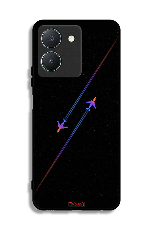 Vivo Y36 4G Protective Case Cover Airplanes Art