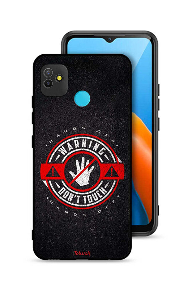 Tecno Pop 5 Protective Case Cover Warning Do Not Touch