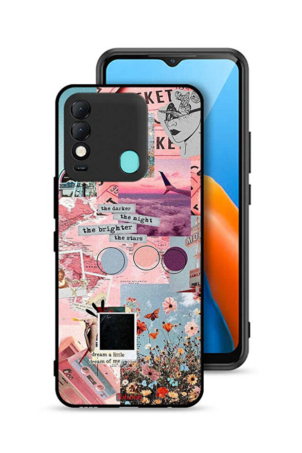 Tecno Spark 8 Protective Case Cover The Darker The Night The Brighter The Stars