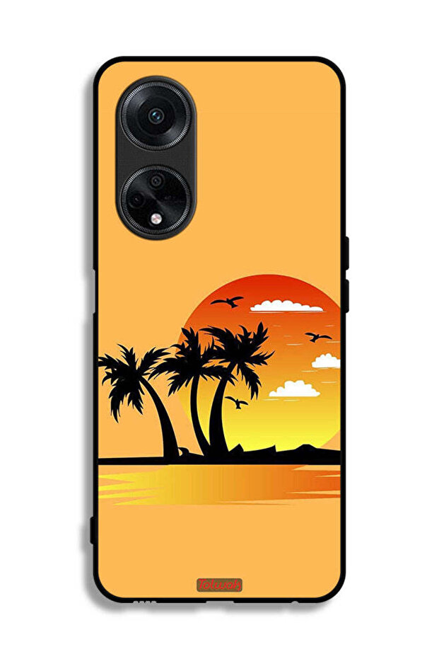 غطاء حماية لهاتف Oppo A1 5G برسومات تجريدية