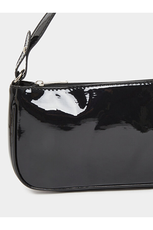 حقيبة كتف صلبة مع سحاب للإغلاق - 3