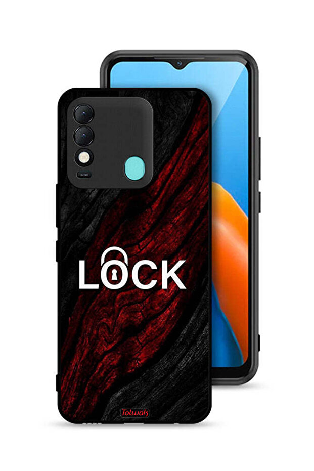 غطاء حماية بقفل لهاتف Tecno Spark 8