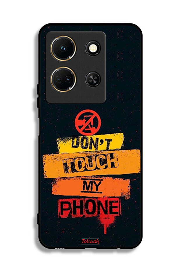Infinix Note 30 Protective Case Cover Do Not Touch My Phone