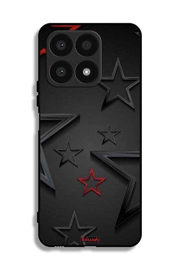 غطاء حماية لهاتف Honor X8a بنقشة نجوم