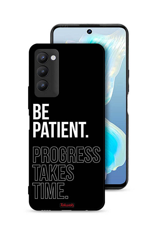 غطاء حماية لهاتف Tecno Camon 18 كن صبورًا فالتقدم يستغرق وقتًا