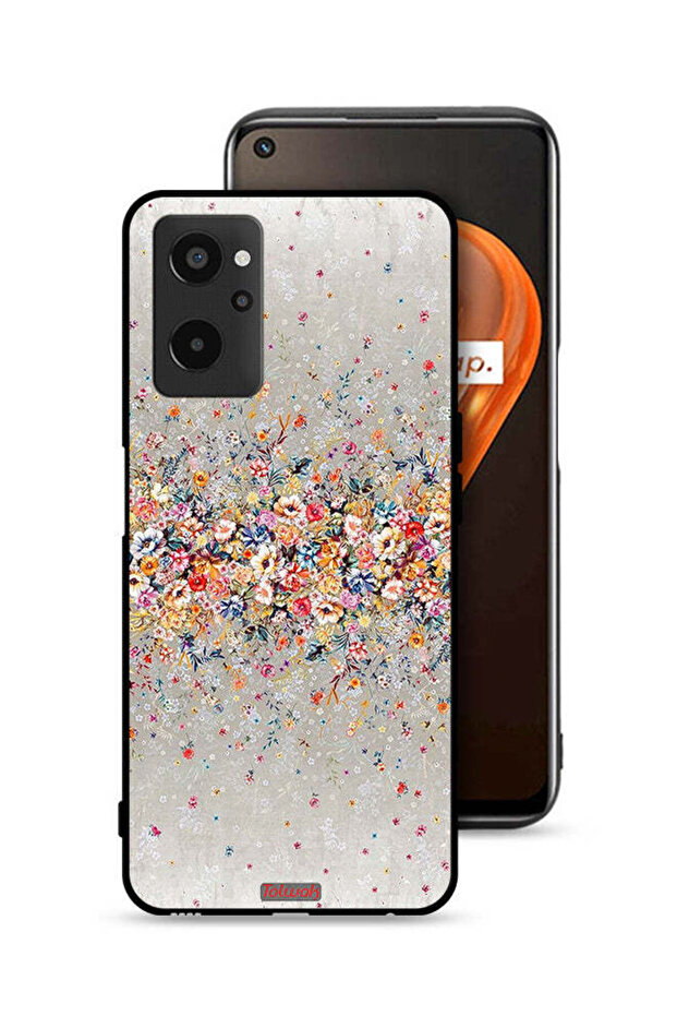 Realme 9i 4G Protective Case Cover Small Flowers Abstract Art