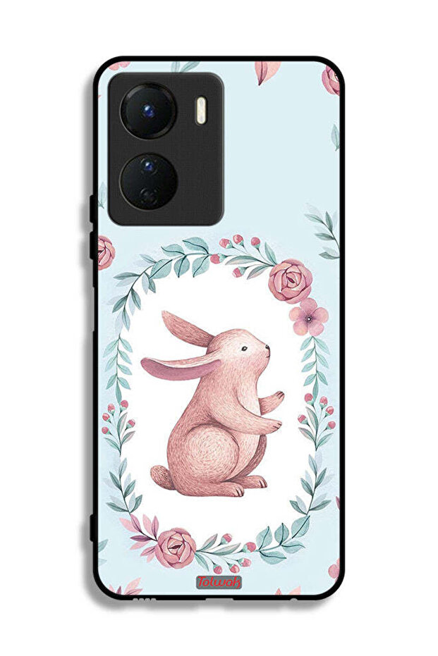 غطاء حماية لهاتف Vivo Y16 على شكل أرنب