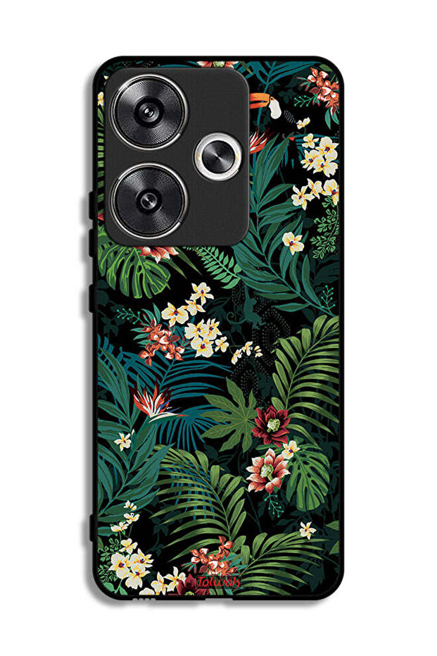 Xiaomi Poco F6 5G Protective Case Cover Tropical Leaves