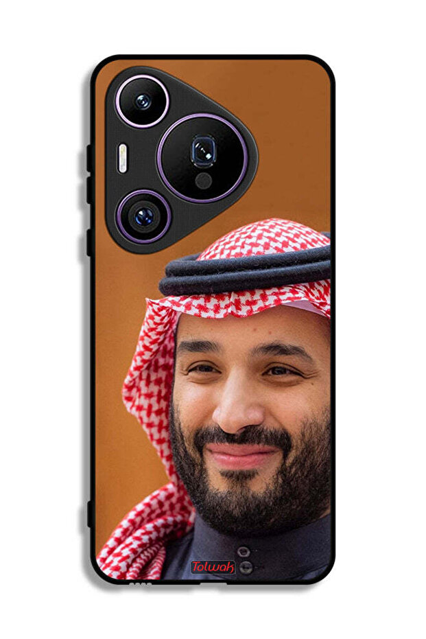 غطاء حماية لهاتف هواوي بيورا 70 برو محمد بن سلمان