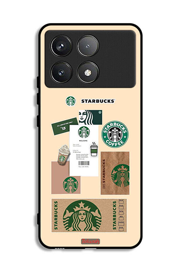 Xiaomi Redmi K70 Pro Protective Case Cover Coffee Sticker