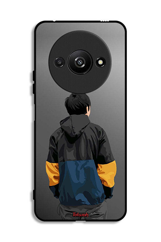 Xiaomi Redmi A3 4G Protective Case Cover Boy Portrait Art