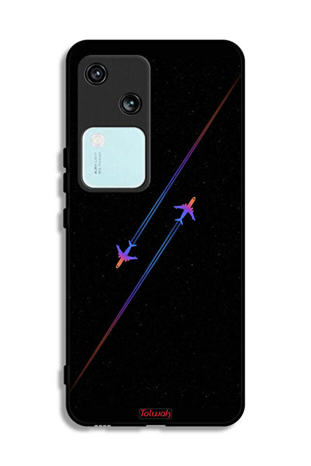 Vivo V30 5G Protective Case Cover Airplanes Art
