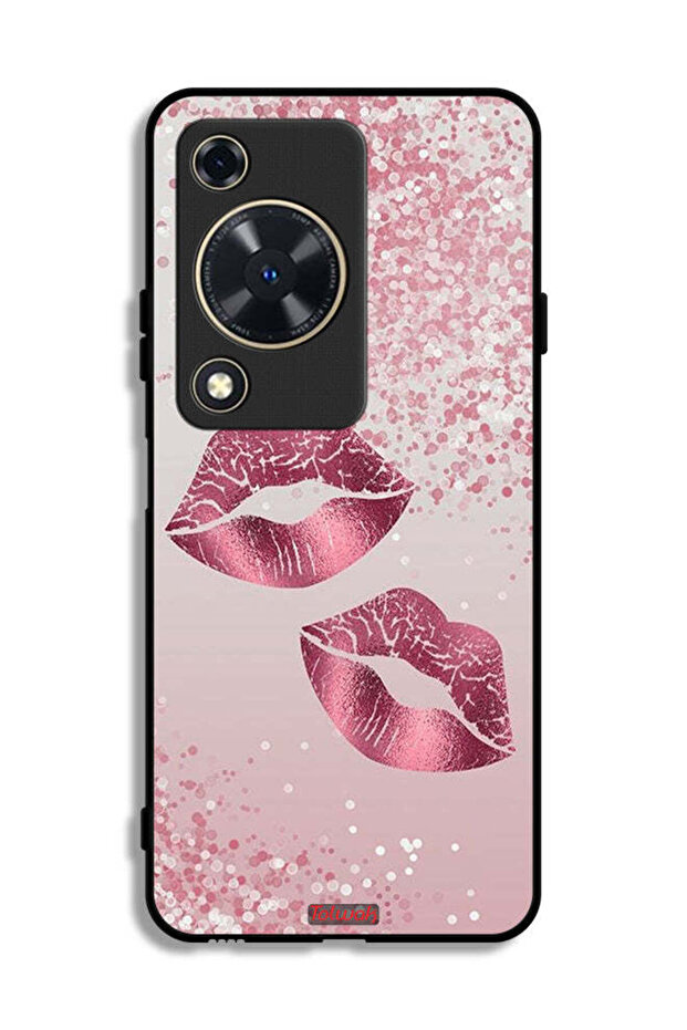 Huawei Enjoy 70 Protective Case Cover Glitter Lips