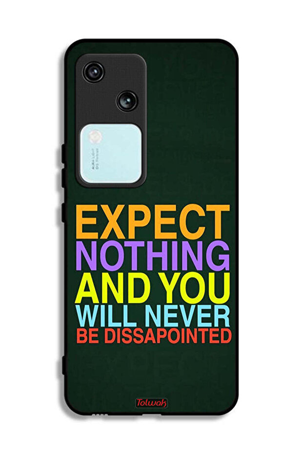 Vivo V30 5G Protective Case Cover Expect Nothing And You Will Never Be Disappointed