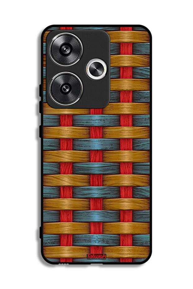 Xiaomi Poco F6 5G Protective Case Cover Strips Art Pattern