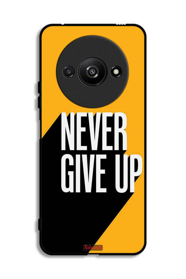 Xiaomi Redmi A3 4G Protective Case Cover Never Give Up