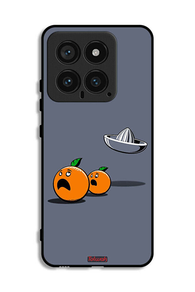 غطاء حماية لهاتف Xiaomi 14 بتصميم فني رقمي بسيط وفكاهي