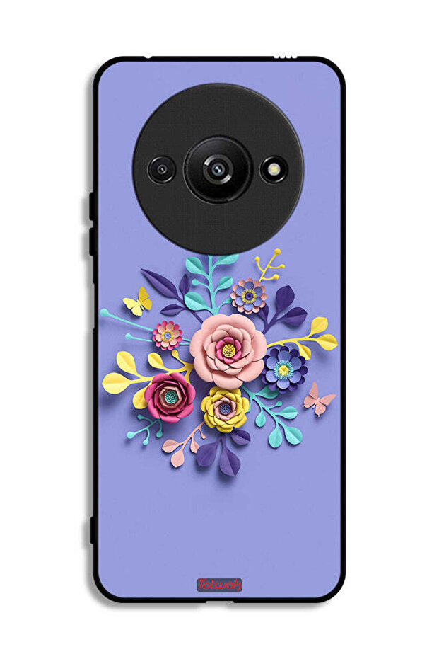 Xiaomi Redmi A3 4G Protective Case Cover Flowers Art