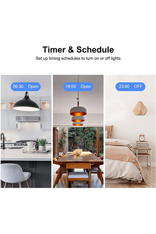 مفتاح انارة ذكي اسود رباعي - 3