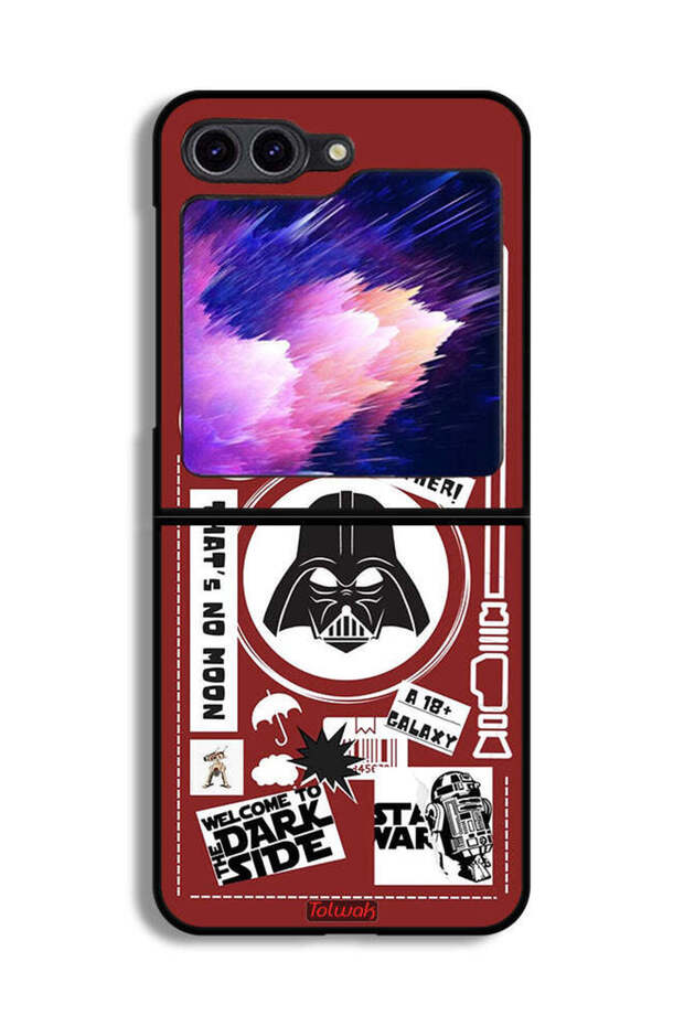 Samsung Galaxy Z Flip6 Protective Case Cover Welcome To The Dark Side Sticker
