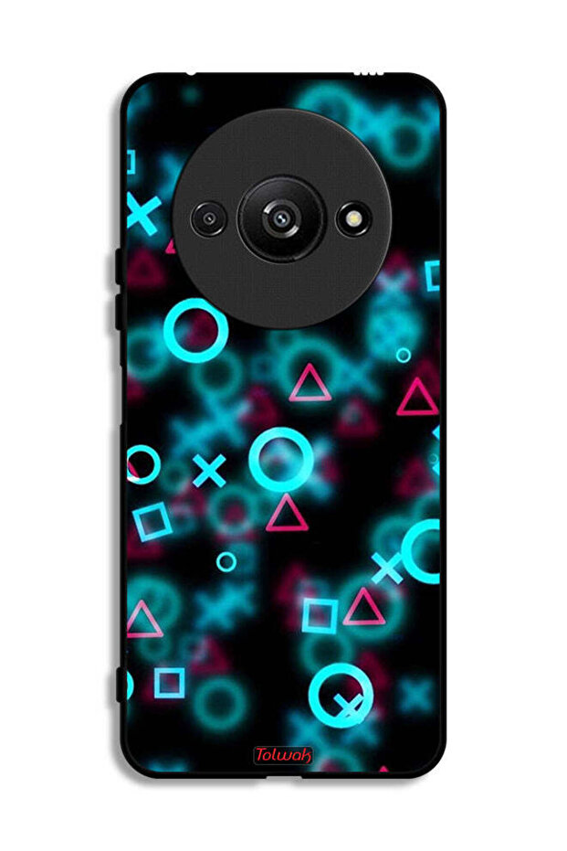 Xiaomi Redmi A3 4G Protective Case Cover Squid Game Icons Small