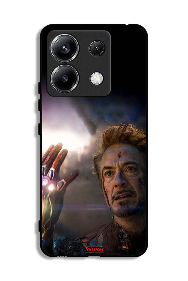غطاء حماية لهاتف Xiaomi Poco X6 5G أنا الرجل الحديدي