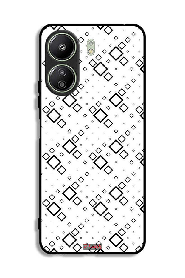 Xiaomi Redmi 13C Protective Case Cover Square Abstract Digital Art