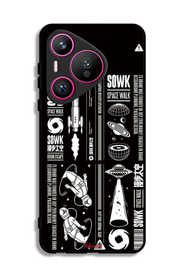 Huawei Pura 70 Protective Case Cover Sowk Space Walk Sticker