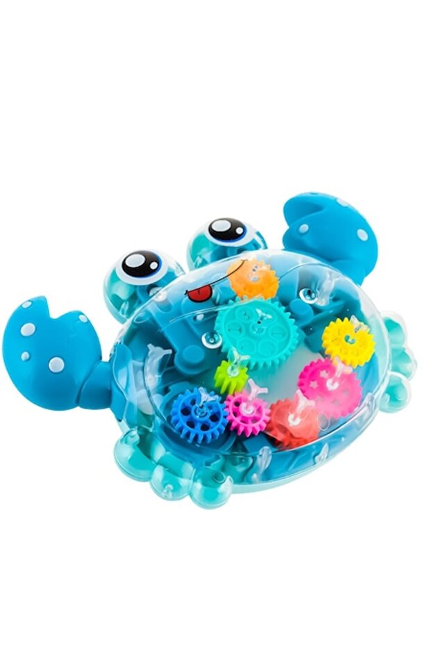 Interactive Toy Model Moving Crab, Plastic, with Music and Lights, 2+ Years, Blue, Dalimag - 1