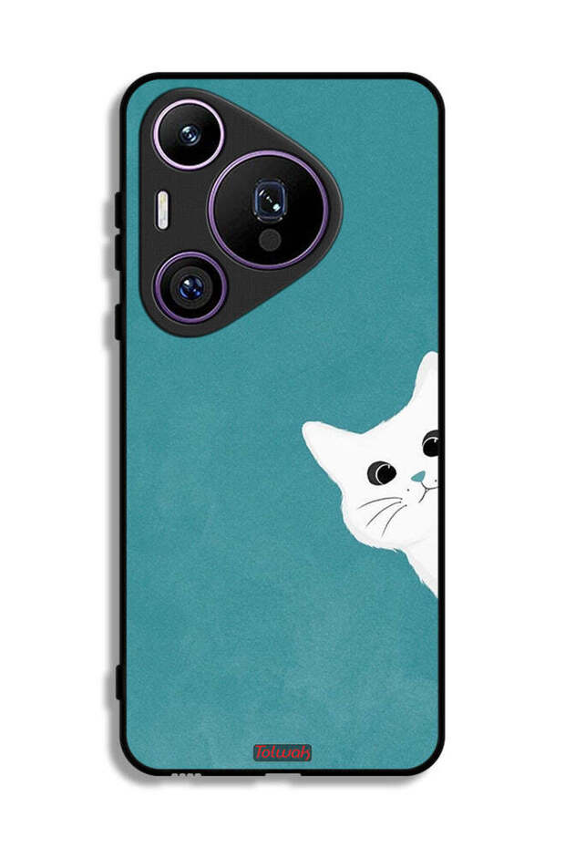 Huawei Pura 70 Pro Protective Case Cover Cat Appearing