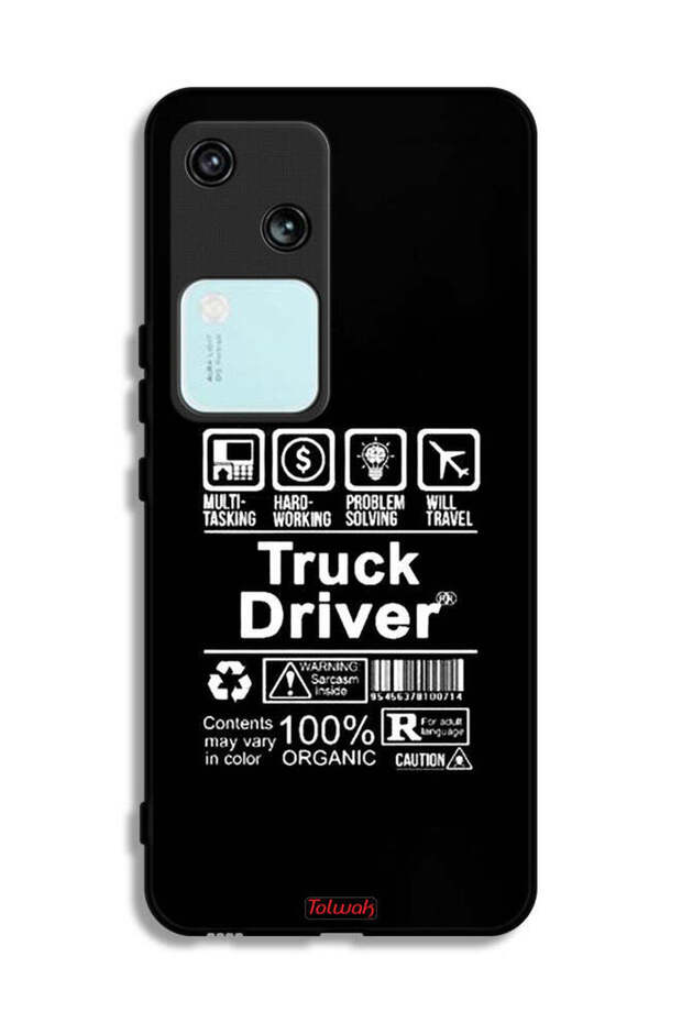 Vivo S18 5G Protective Case Cover Truck Driver Sticker