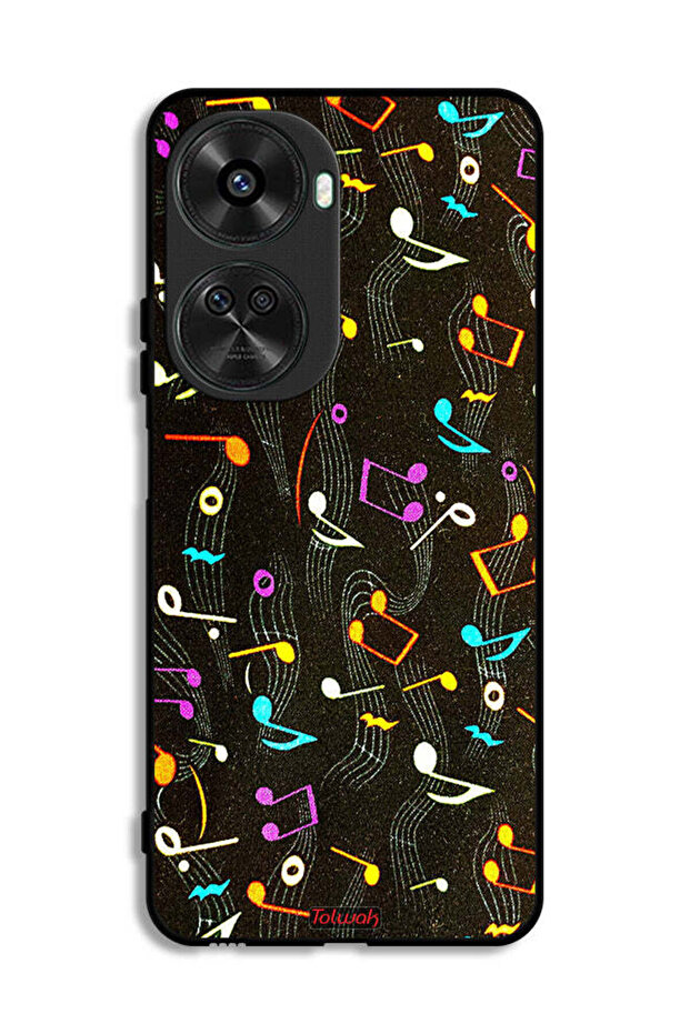 Huawei nova 11 SE Protective Case Cover Music Fabric Pattern