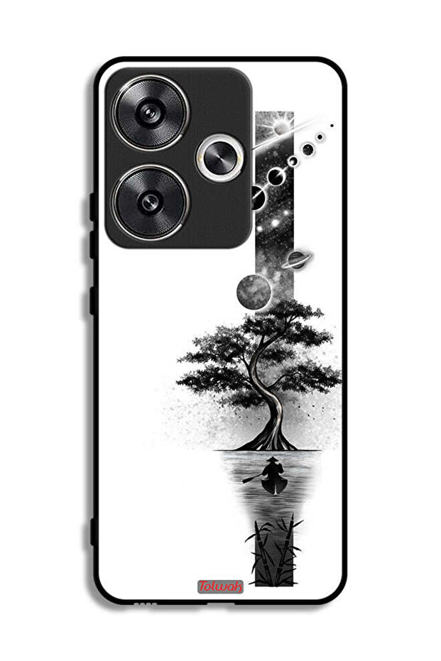 غطاء حماية Xiaomi Poco F6 5G بتصميم فن الأرض والفضاء